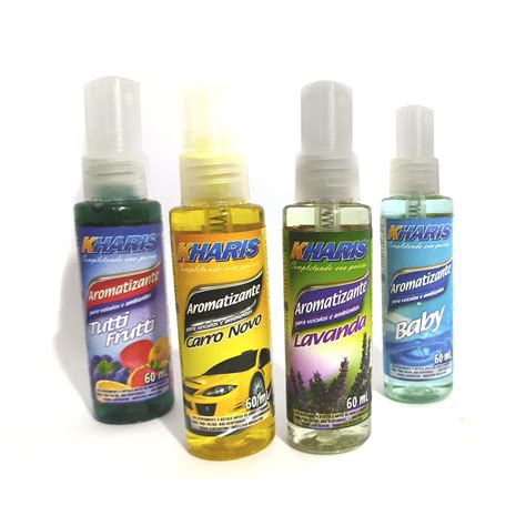 Cheirinho Para Carro Spray Aromatizante Agrad Vel Ml Kharis Jardel