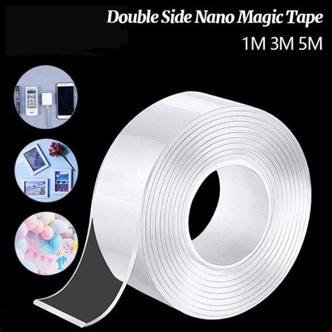 Nano Double Sided Tape Waterproof Reusable Transparent Adhesive Tapes