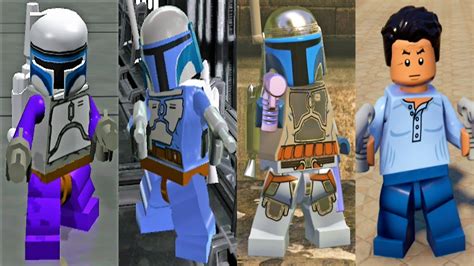 The Evolution Of Jango Fett In Lego Star Wars Games Youtube