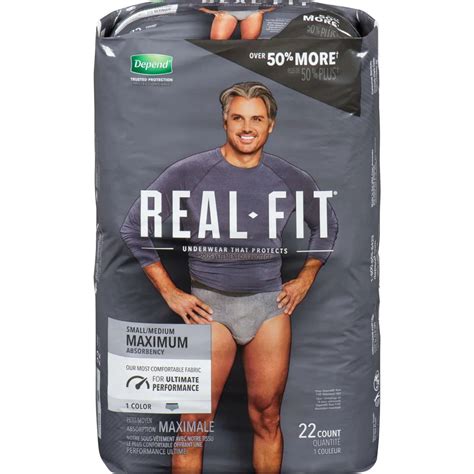 Depend Real Fit Incontinence Underwear For Men Maximum Absorbency The Pen Centre