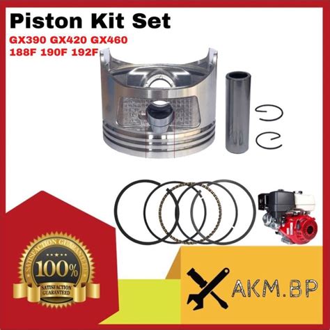 Honda GX390 GX420 GX460 188F 190F 192F 13HP 15HP 18HP Piston Kit Set