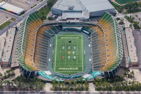 Aerial Photo Commonwealth Stadium