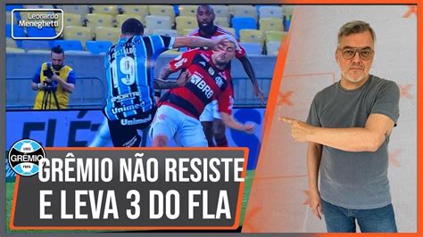 Gr Mio N O Resistiu Ao Futebol De Qualidade Do Flamengo E Foi Goleado