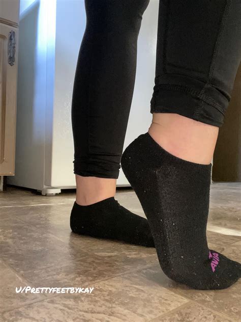 Black Ankle Socks With Black Leggings R Anklesockgirls