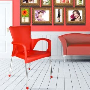 National Atlantis Plastic Cafeteria Chair Set Of Chairs Red