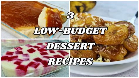 3 Low Budget Dessert Recipes Easy Dessert Ideas You Can Make At Home