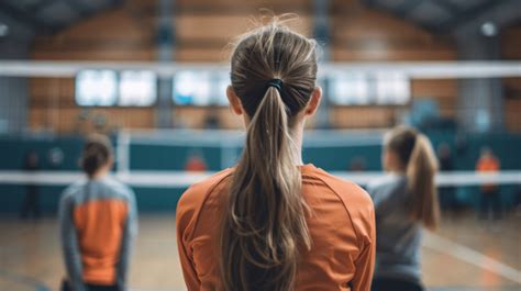 Coach And Students In Training Volleyball Background, People, Sports ...