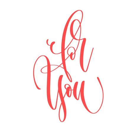 Premium Vector For You Hand Lettering Inscription Text To Valentines Day