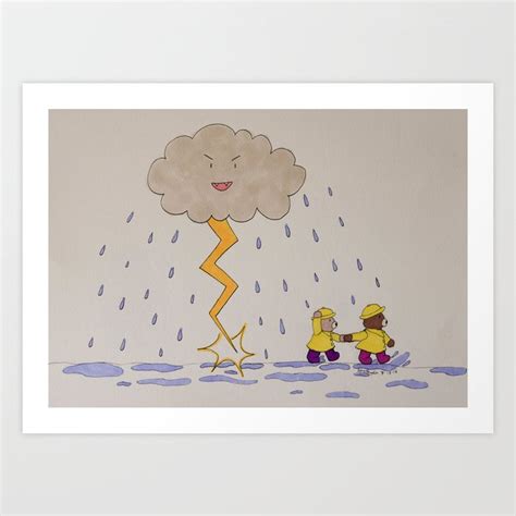 Stormy Weather Art Print by Tory Snyder | Society6