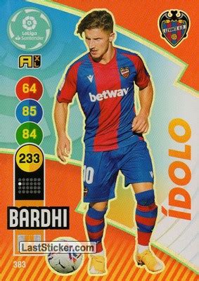 Card 383 Bardhi Panini Liga Santander 2020 2021 Adrenalyn XL