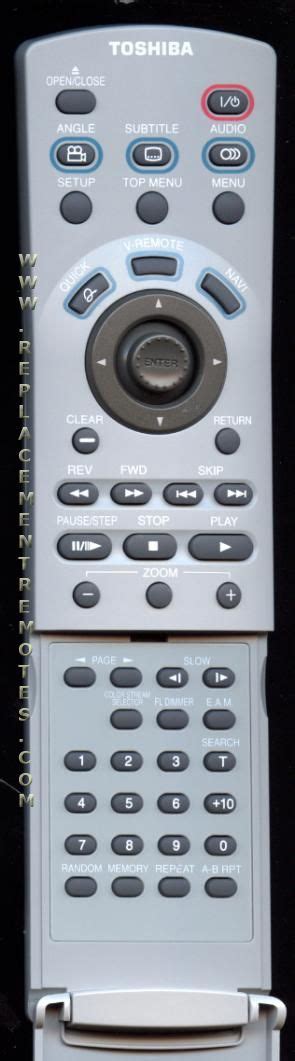 Buy Toshiba Se R0051 Ser0051 79078071 Dvd Player Dvd Remote Control