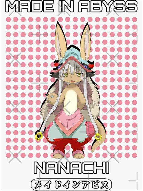 MADE IN ABYSS NANACHI Sticker For Sale By TRIANGLEDOWN Redbubble