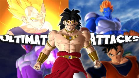 All Ultimate Attacks Dragon Ball Z Raging Blast 2 Youtube