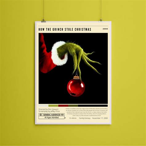 How The Grinch Stole Christmas Poster