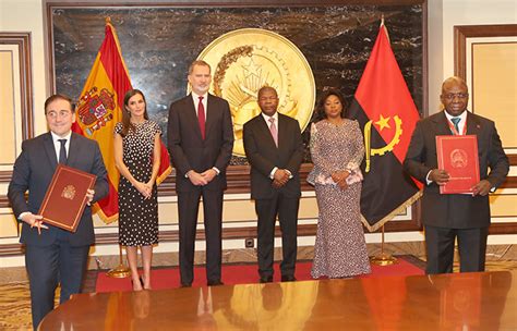 Assinatura De Acordos Entre Angola E Espanha