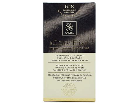 Apivita My Color Elixir 6 18 Dark Blonde Ash Pearl