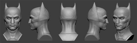 The Batman Robert Pattinson 3d Model 3d Printable Cgtrader