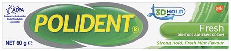 Polident Denture Adhesive Cream Fresh Mint 60 g - IGA Superpharm Zillmere