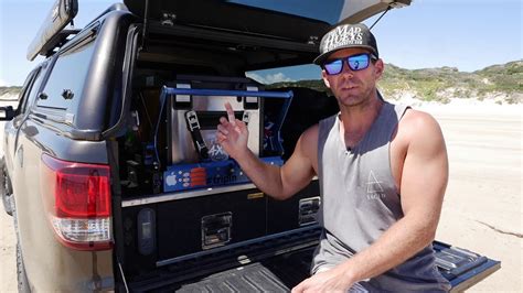 Our Bt50 Setup In The Back Of The Ute Youtube