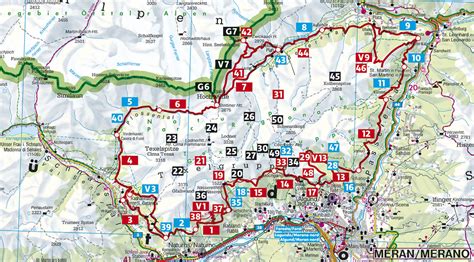 Wandelgids Meraner H Henweg Rother Wanderf Hrer Mit Varianten