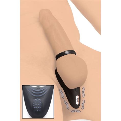 Trinity 4 Men Rechargeable Silicone Cock Ring With Vibrating Taint