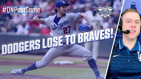 Dodgers Lose Series To Braves Bats Go Cold Again Bauer S Spin Rate