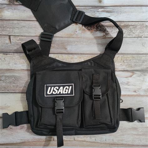 Usagi Chest Rig Front Tactical Anti Theft Motorcycle Bag Shopee