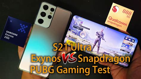 S Ultra Exynos Vs Snapdragon Pubg Fps Gaming Test