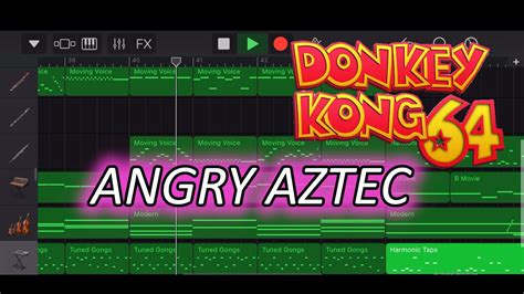 Donkey Kong Angry Aztec Music Garage Band Remake Youtube