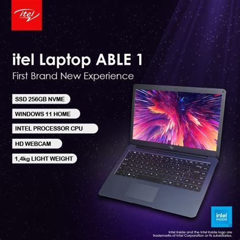 Laptop Itel Infinix Intel Celeron N4020U RAM 4GB SSD 256GB 14 0 Hd