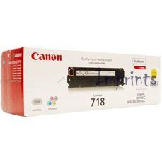 Картридж Cartridge 718 Yellow жёлтый для принтера Canon оригинальный ...