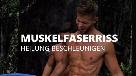 Muskelfaserriss Heilung Beschleunigen Und Fehler Vermeiden