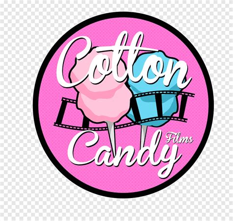 Free Download Cotton Candy Logo Brand Font Candy Sugar Text Logo