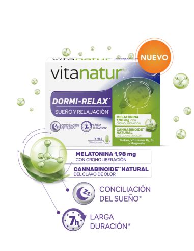 Comprar Vitanatur Dormi Relax 30 Cápsulas Farmacia Frías