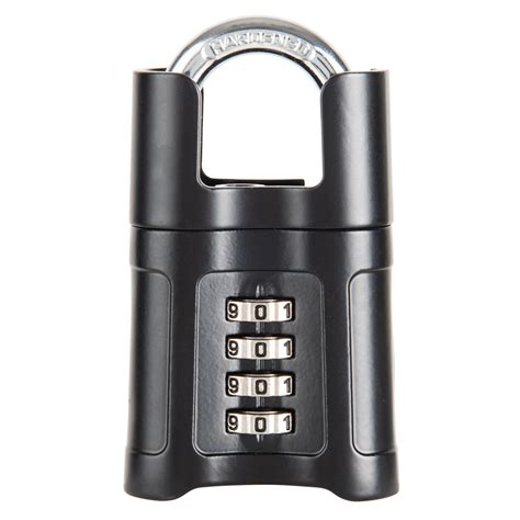 Brinks Mm Digit Resettable Steel Combination Padlock With In