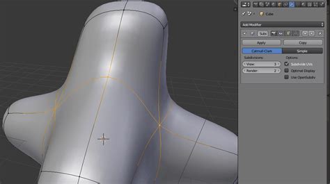 Modeling Subdivision Surface Display Blender Stack Exchange