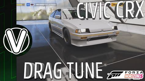 Forza Horizon 5 Honda Civic Crx Mugen Drag Build And Tune Sleeper