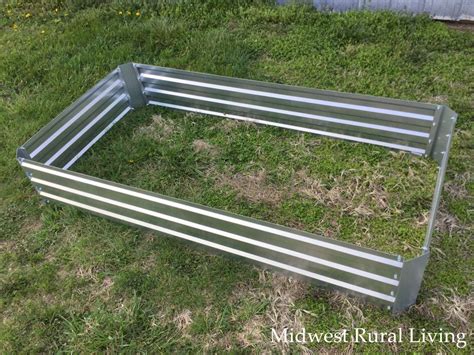 Castlecreek Large Galvanized Raised Bed Planter Box Midwest Rural Living