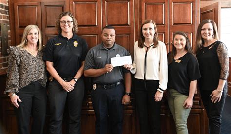 Chamber makes donation to Monroeville Police Department Program