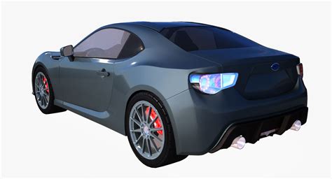 Subaru Brz Modelo D Ds Obj Max Fbx Free D