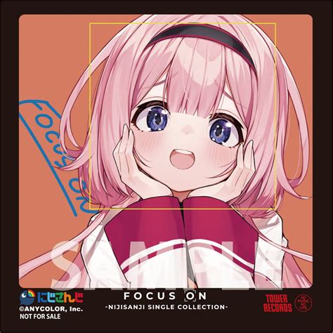 タワーレコード アニメ On Twitter 【特典デザイン解禁🎉】 「focus On Nijisanji Single