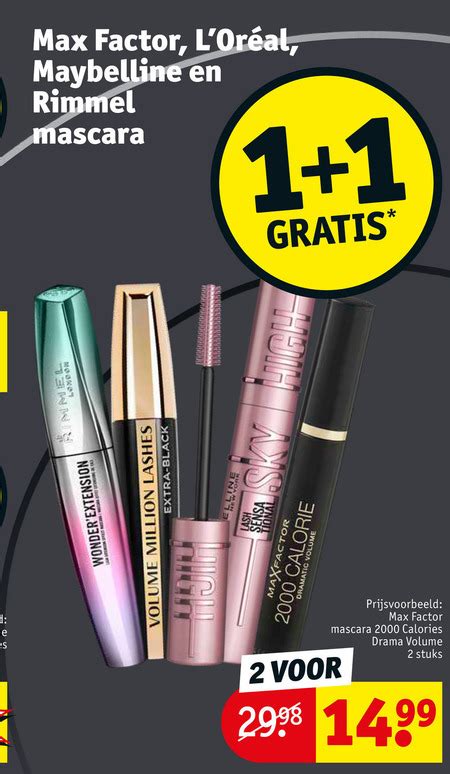 L Oreal Mascara Folder Aanbieding Bij Kruidvat Details