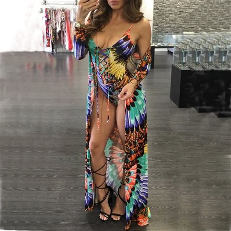2020 Floral Print One Piece Bathing Suits Swimwear Bikini Monokini