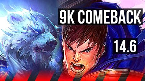 VOLI Vs GAREN TOP Comeback 1100 Games EUW Master 14 6 YouTube