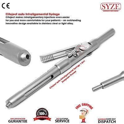 Citoject Type Intraligamental Syringe 1 8ml Injections Surgical Dentist