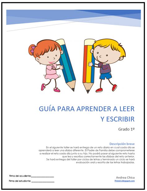 Cartillas De Lectura Leer Y Escribir Más Primer Grado Y Preescolar