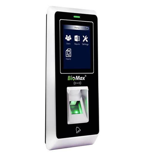 Biomax N Bm Fingerprint Based Biometric Time Attendance Machine With