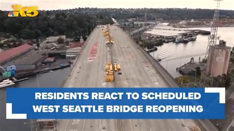 Residents React To Scheduled West Seattle Bridge Reopening Youtube