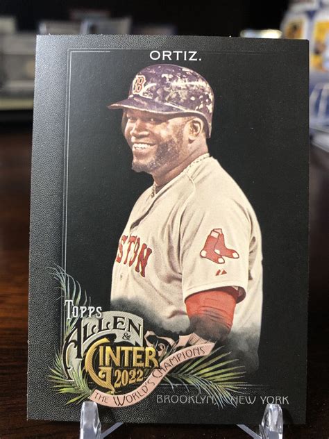 Topps Allen Ginter X David Ortiz Boston Red Sox Ebay