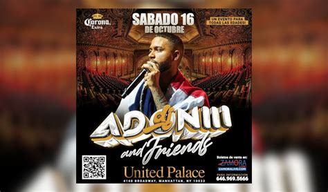 Dj Adoni Anuncia Concierto Hist Rico El De Octubre En El United